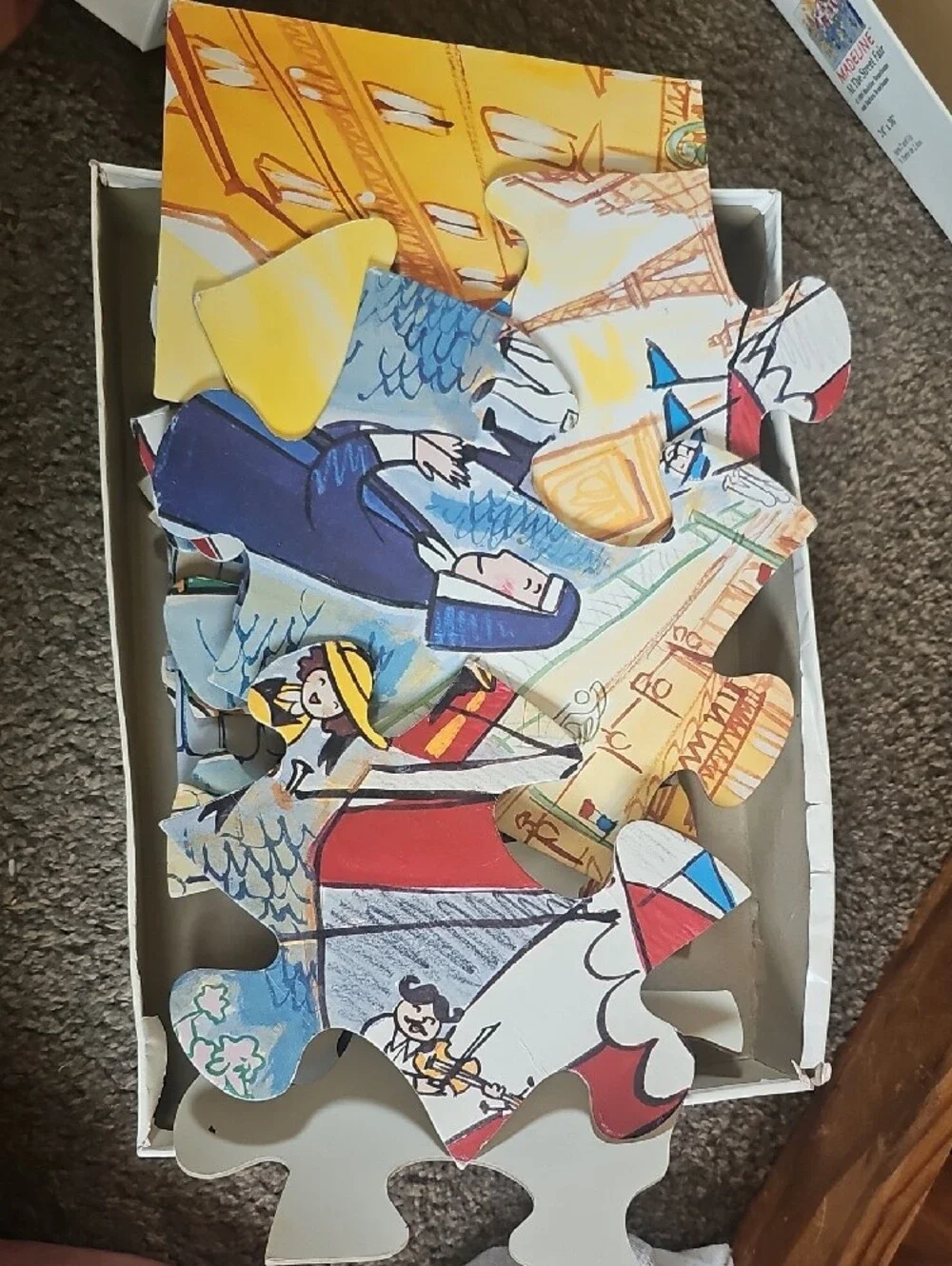 Ravensburger Madeline Floor Puzzle — Yellow, Blue, Red Scenes